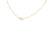 9ct Yellow Gold Plain Single Initial G Necklace