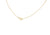 9ct Yellow Gold Plain Single Initial K Necklace