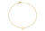 9ct Yellow Gold Plain Single Q Initial Bracelet