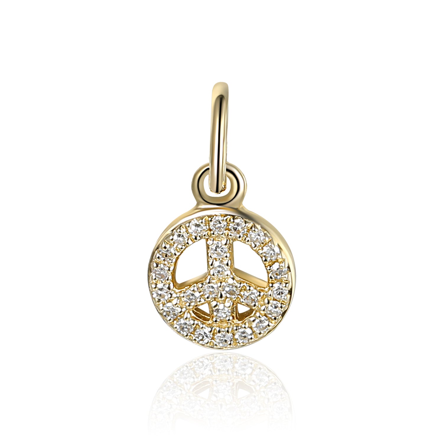 Diamond Peace Charm