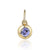 Tanzanite Rubover Birthstone Bubble Charm