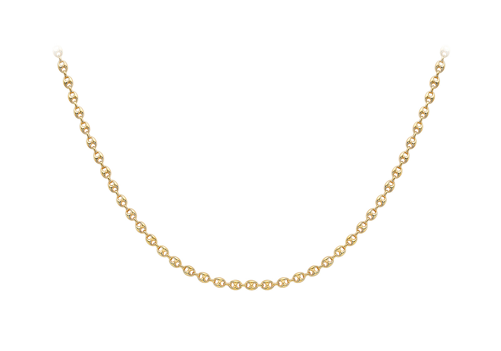 9ct Yellow Gold 6mm Rambo Chain