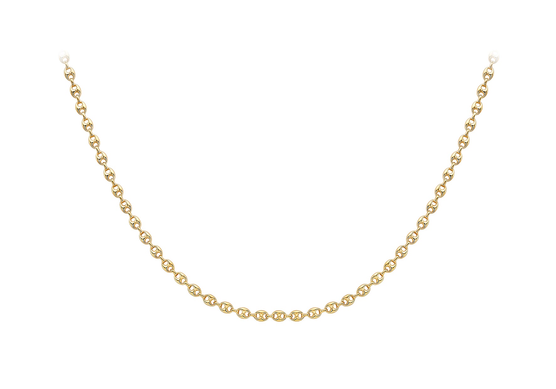 9ct Yellow Gold 6mm Rambo Chain