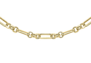 9ct Yellow Gold Diamond Cut Belcher Chain