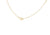 9ct Yellow Gold Plain Single Initial B Necklace
