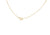 9ct Yellow Gold Plain Single Initial D Necklace
