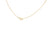9ct Yellow Gold Plain Single Initial H Necklace