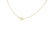 9ct Yellow Gold Plain Single Initial I Necklace