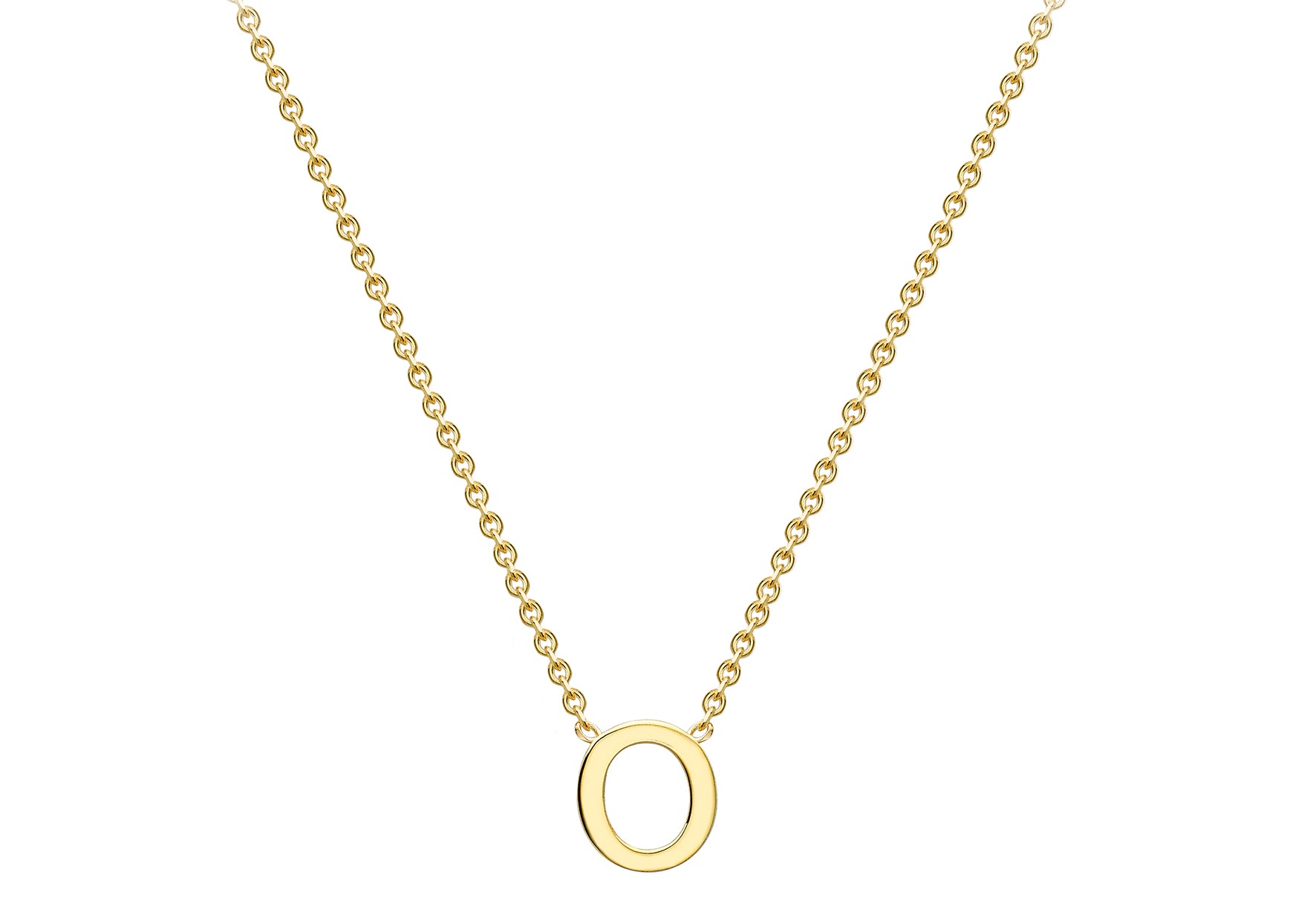 Fortnum & Mason X EC One 9ct Gold Initial Necklace, Q