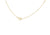 9ct Yellow Gold Plain Single Initial O Necklace