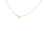 9ct Yellow Gold Plain Single Initial P Necklace
