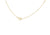 9ct Yellow Gold Plain Single Initial W Necklace