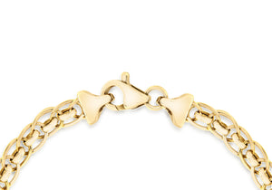 9ct Yellow Gold Rollerball Bracelet