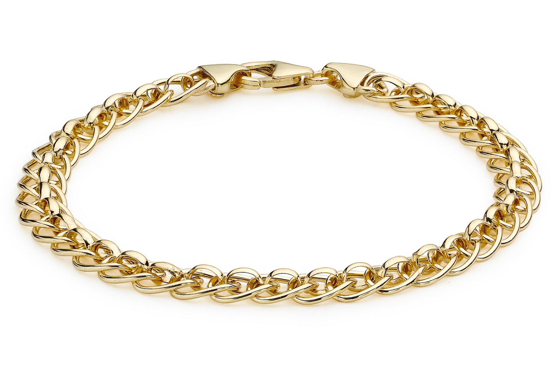 9ct Yellow Gold Rollerball Bracelet