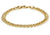 9ct Yellow Gold Rollerball Bracelet