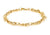 9ct Gold Textured Celtic Link Bracelet