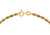 9ct Yellow Gold Hollow Rope Chain Bracelet