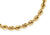 9ct Yellow Gold Hollow 4mm Rope Chain Bracelet