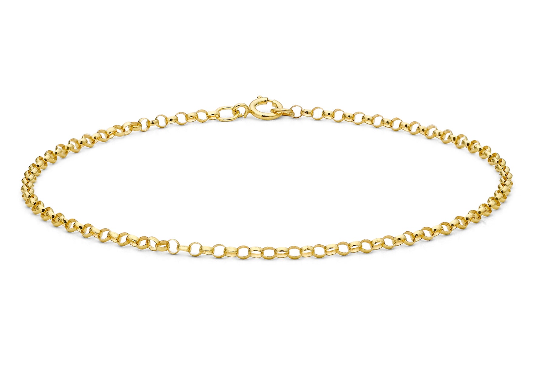 9ct Gold Belcher Chain Bracelet