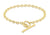 9ct Yellow Gold T-bar Oval Belcher Bracelet