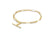 Gold T-bar Figaro Belcher Albert Clasp Bracelet