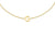 9ct Yellow Gold Plain Single G Initial Bracelet