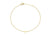 9ct Yellow Gold Plain Single Y Initial Bracelet