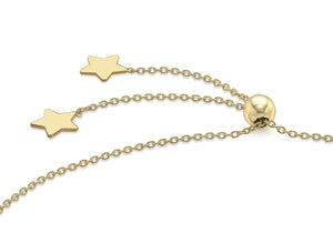 9ct Yellow Gold Star bracelet