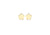 9ct Yellow Gold Flower Stud