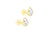 9ct Yellow Gold Cubic Zirconia Pear Shape Stud