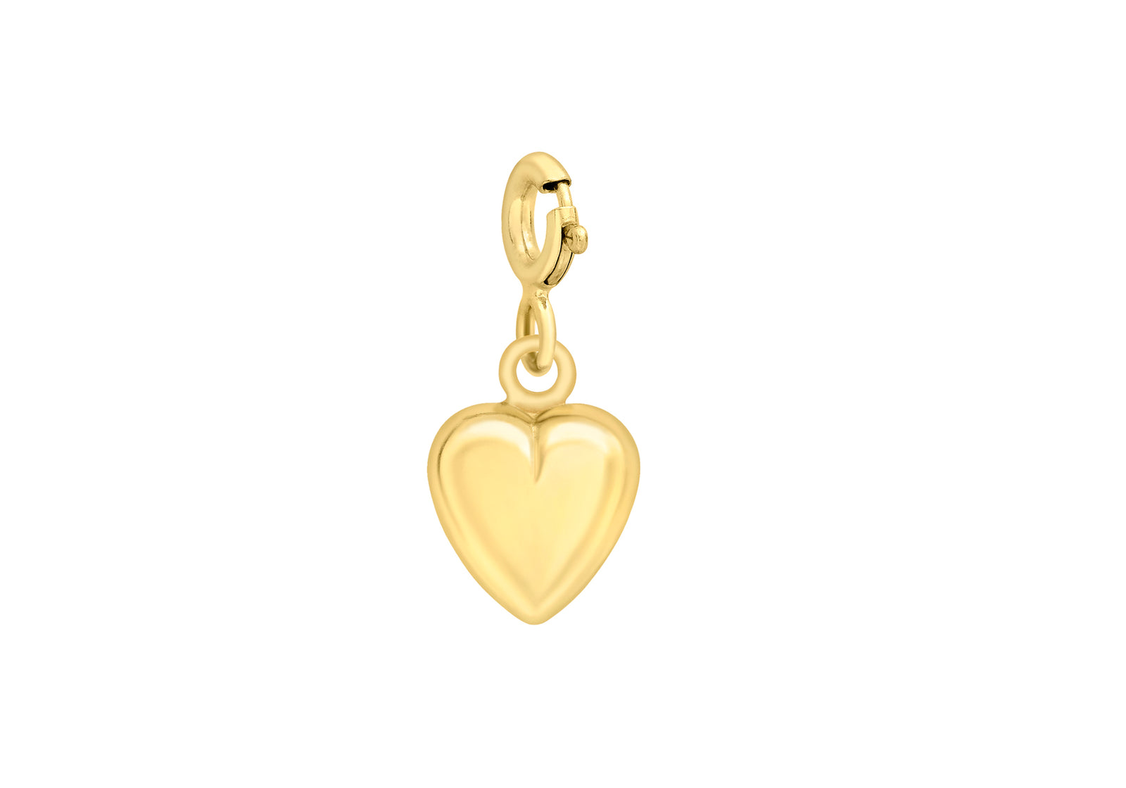 9ct Yellow Gold Heart Charm