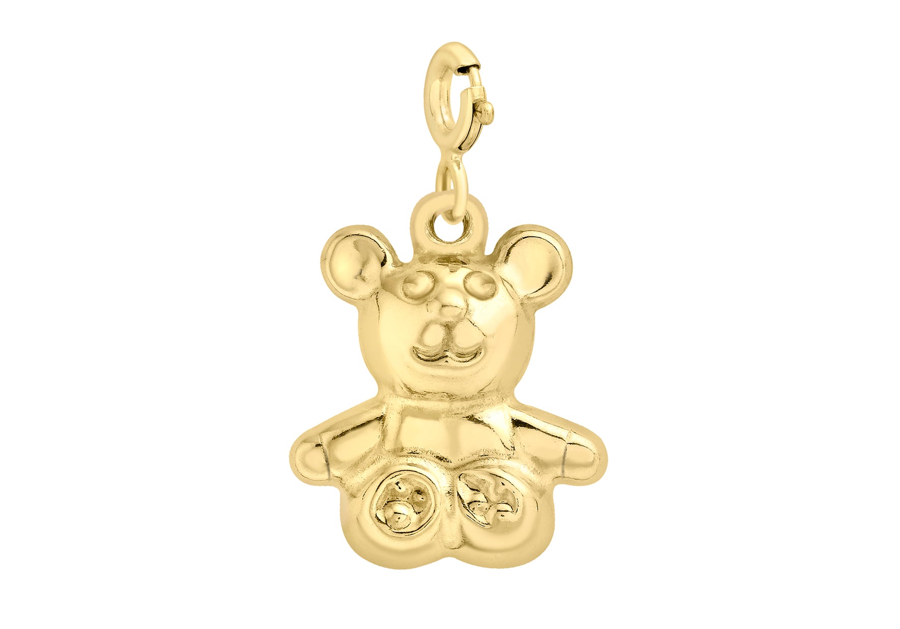 9ct Yellow Gold Teddy Charm