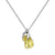 Aura Citrine Rose Cut Necklace