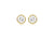9ct Yellow Gold 6mm Cubic Zirconia Studs