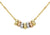 9ct Multi Gold Friendship Ring Necklace