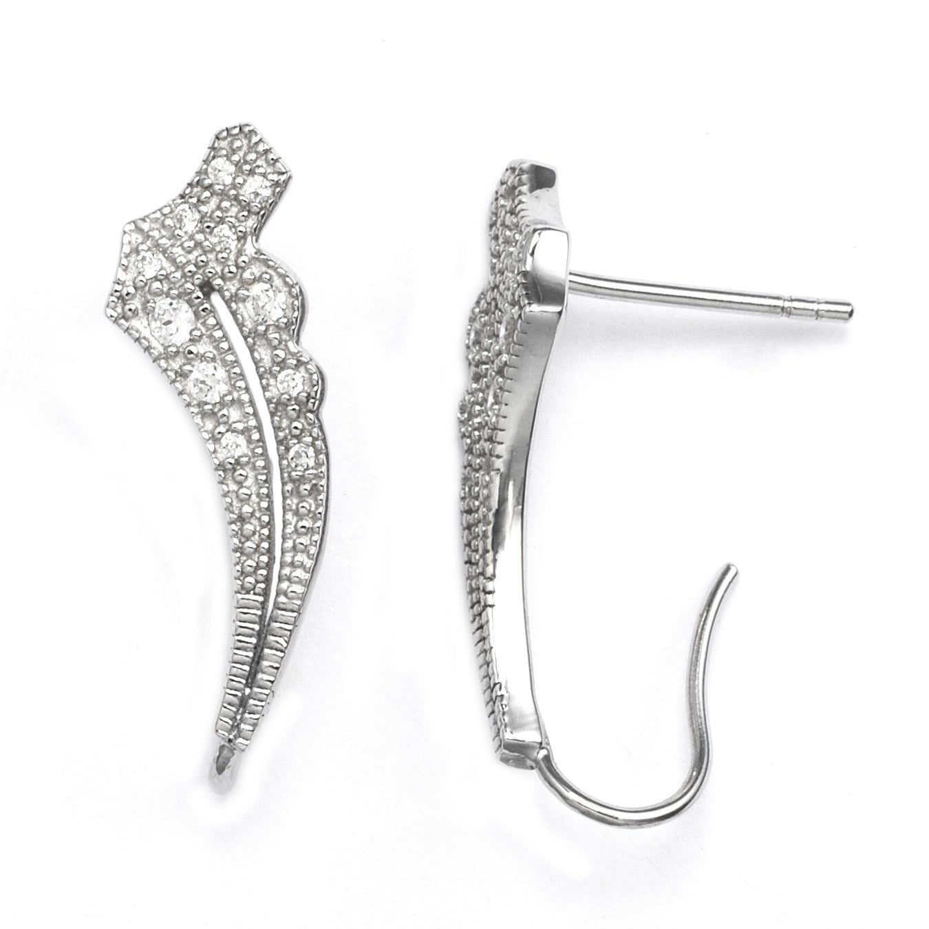 V Jewellery Deco Apollo Lobe Earrings