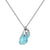 Aura Aqua Rose Cut Necklace