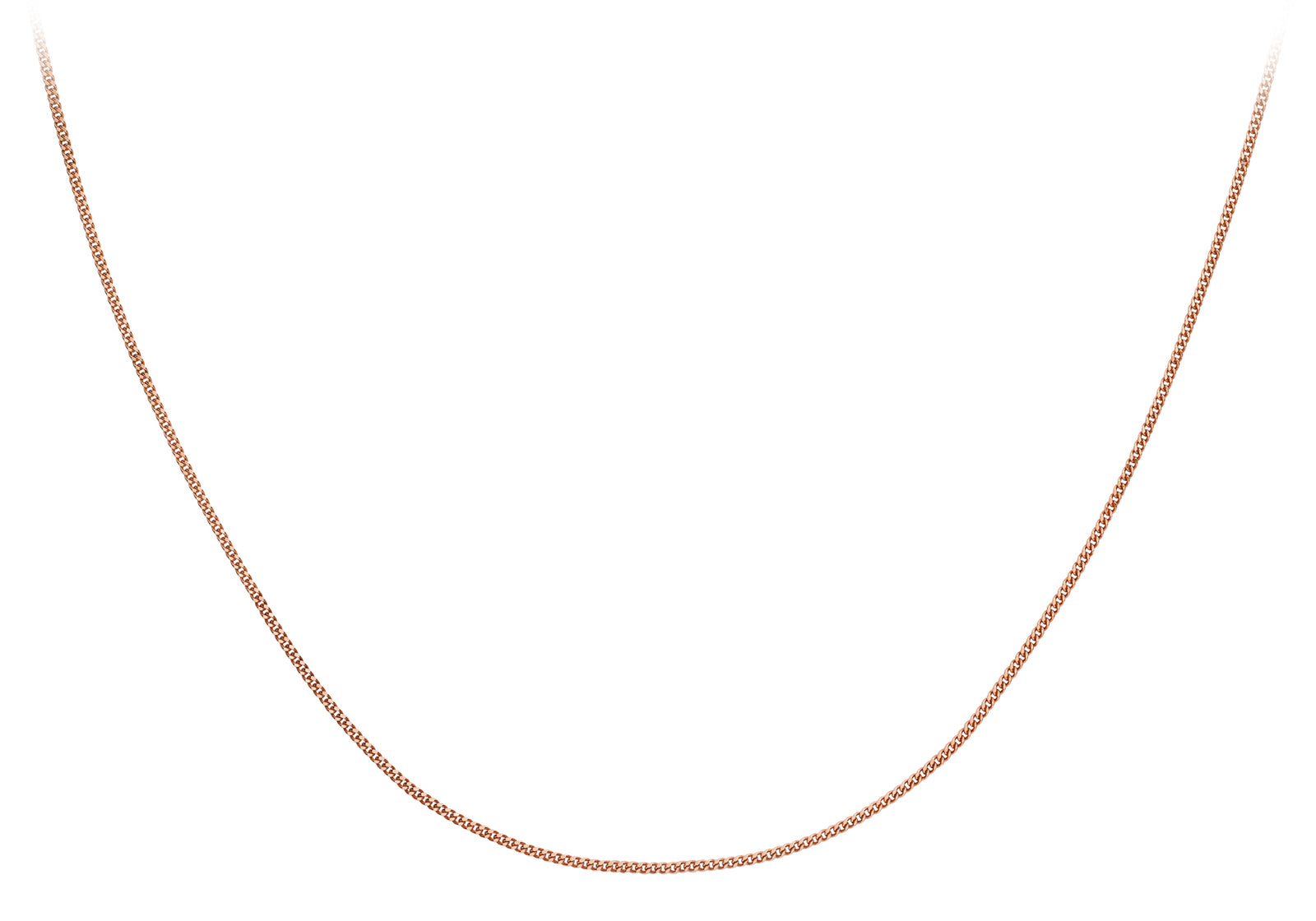 9ct Fine Rose Gold Spiga Chain