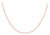 9ct Fine Rose Gold Spiga Chain