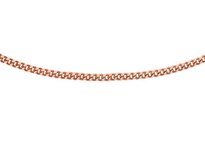 9ct Fine Rose Gold Spiga Chain