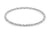 9ct White Gold Fine Chain Bracelet