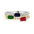 Sapphire and Diamond Fine Stacking Ring