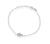 Sterling Silver Crystal Hamsa Bracelet