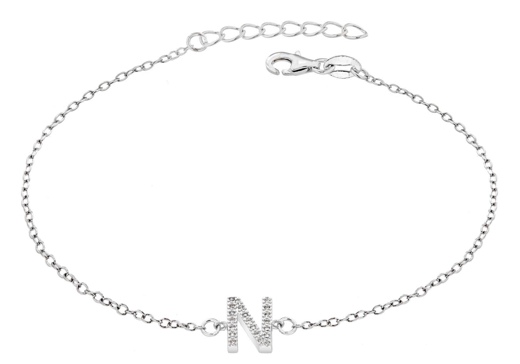 letter n bracelet