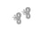 Sterling Silver Infinity Sign Stud Earrings