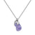 Aura Tanzanite Rose Cut Necklace