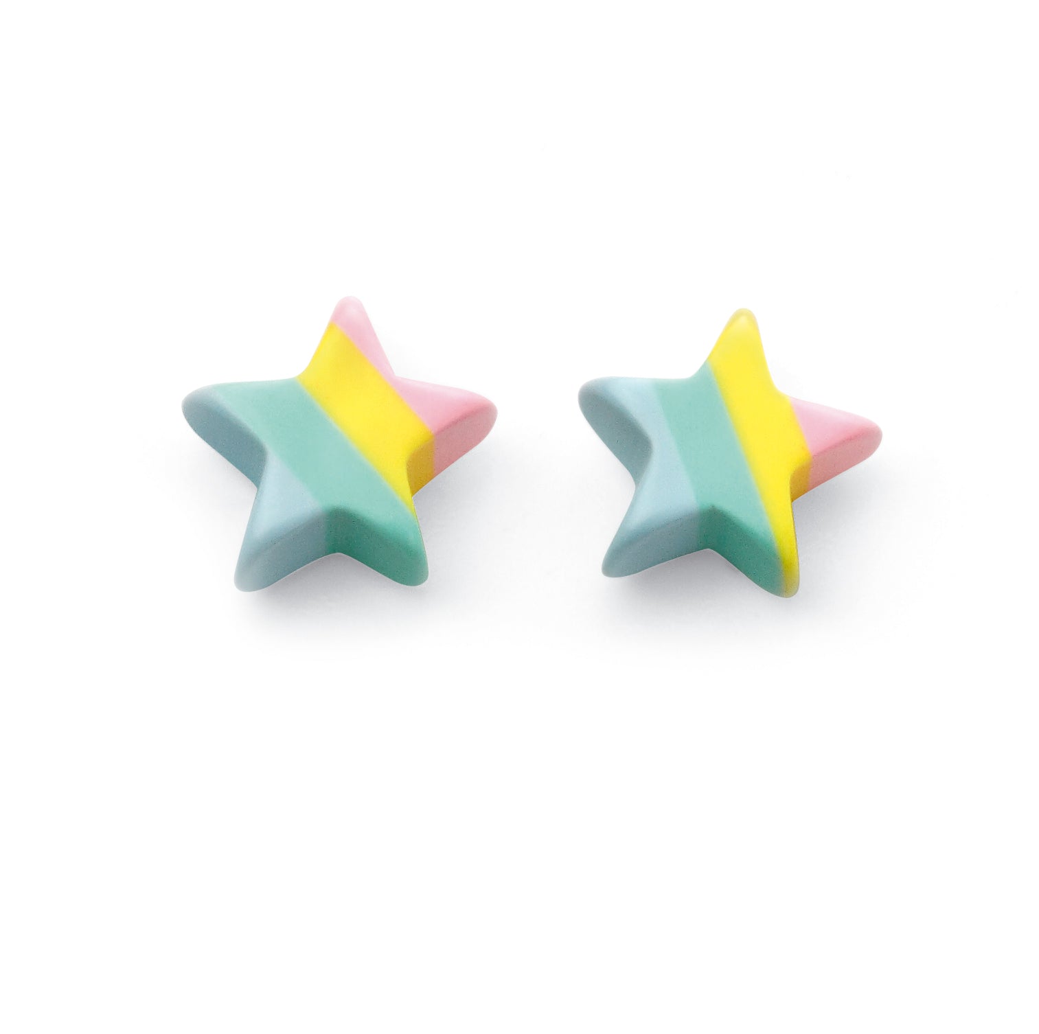 Rainbow Star Stud Earrings