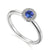 December Birthstone Tanzanite 9ct Rose Gold Cluster Ring