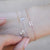 Diamond Initial S White Gold Bracelet