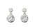 Sterling Silver Crystal Drop Earrings